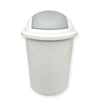 416 Відро для сміття 8л біле (23,5х35см) 00-00000012 фото