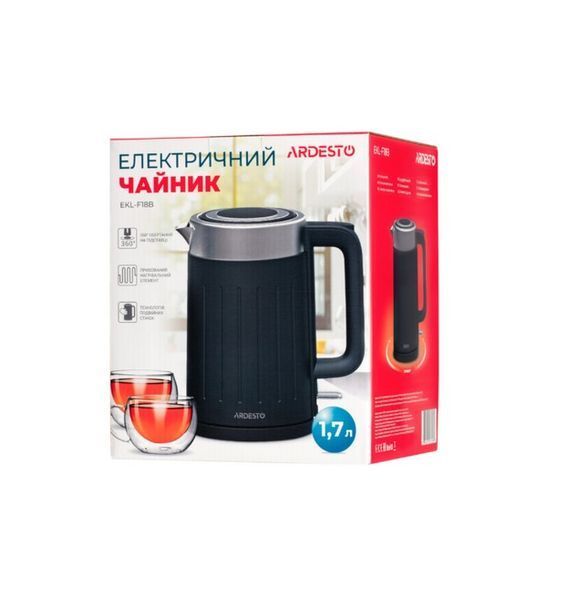 Електрочайник EKL-F18B 1.7л 2150Вт Ardesto # 00-00015362 фото